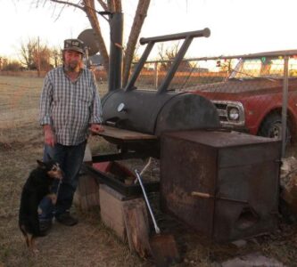 Chevron:  Cooking Goat Meat Image